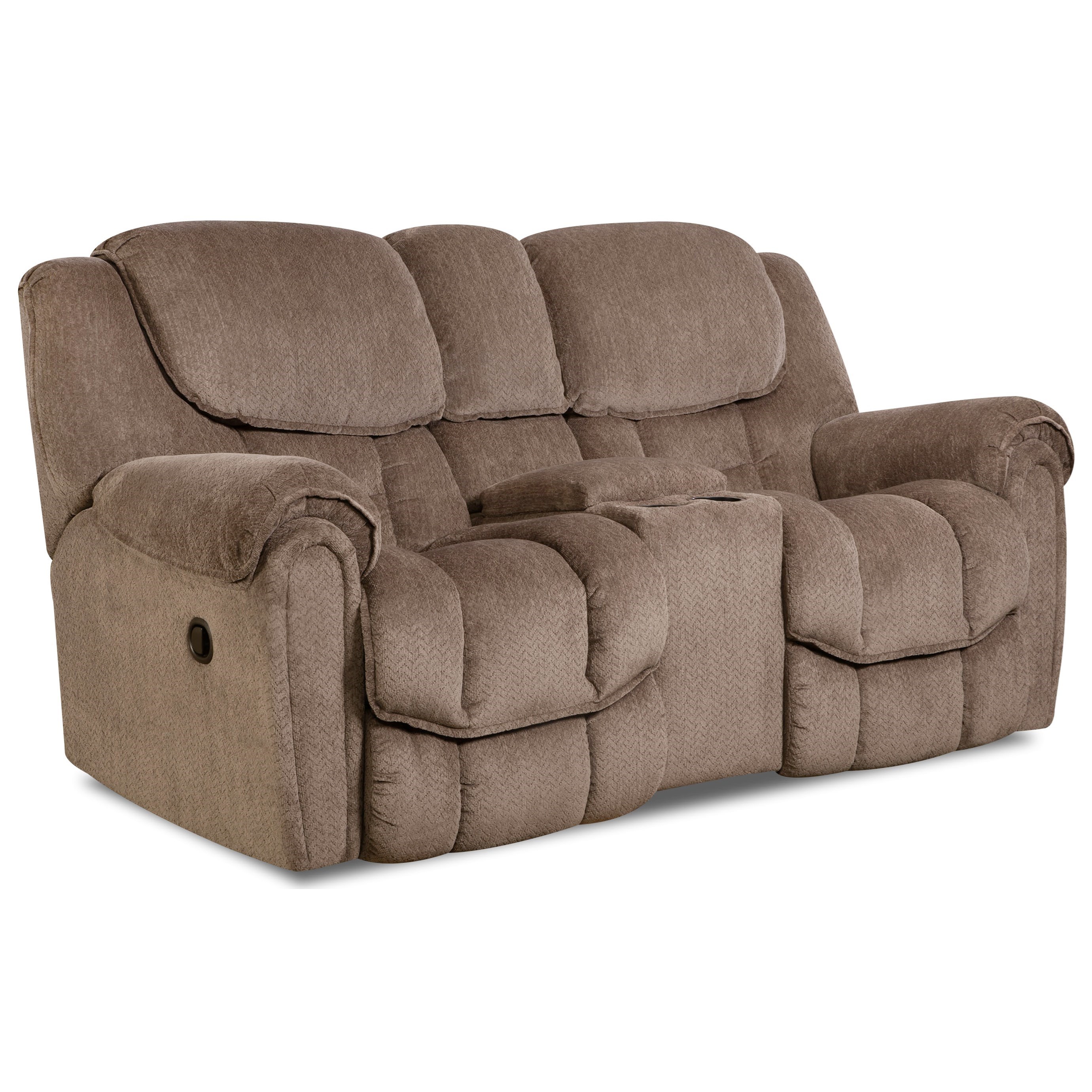 Dual rocking reclining 2025 loveseat with console